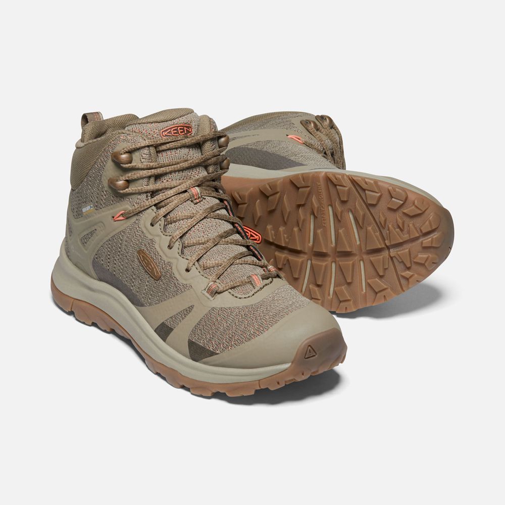 Keen Outdoor Bot Kadın Haki - Terradora Ii Waterproof - Türkiye KUPM27493